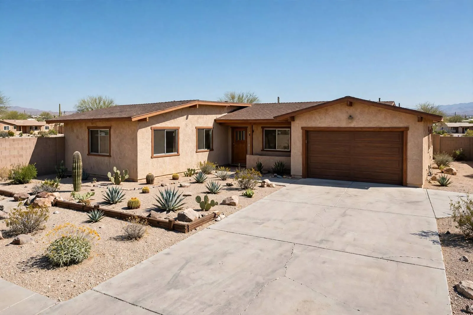 Later 1970s home with attached garage in the Union Hills Area